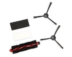 Geschikt voor de Lefant M200 veegmachineaccessoires: hoofdborstel, rolborstel en zijborstel.