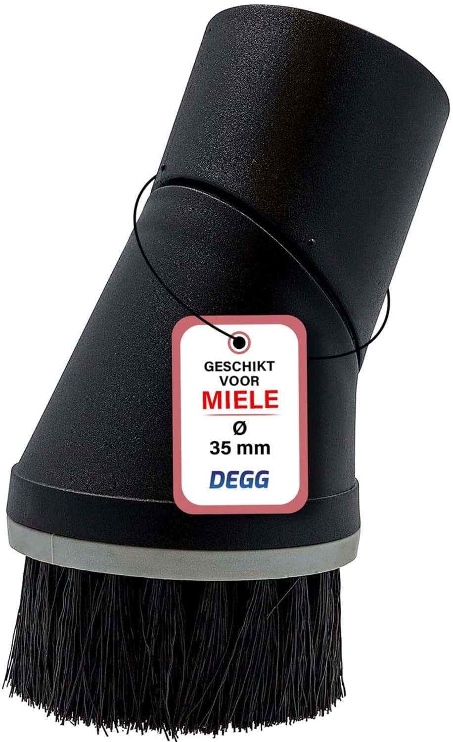 Plumeauborstel - Geschikt voor Miele 35 mm - Zwart — afbeelding 1