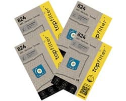 Set van 4 pakketten van 4 stofzuigerzakken 64824 voor Electrolux en Tornado TopFilter Premium