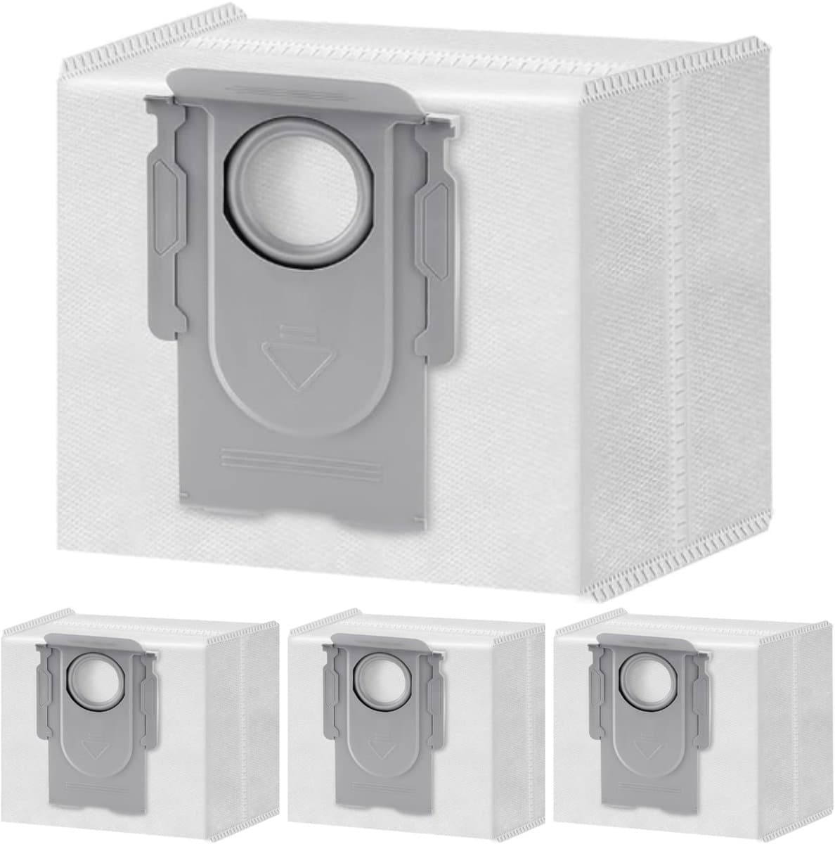 4x Stofzuigerzakken geschikt voor Roborock Q10 S5 / Q10 S5+ / Q10 X5 / Q10 X5+ — afbeelding 1