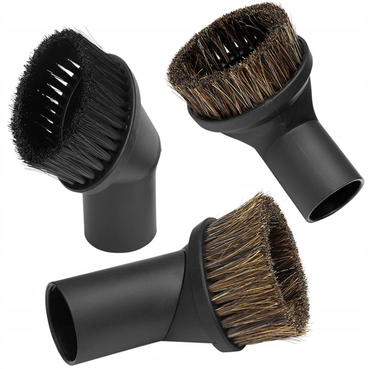 3x Universele Stofzuigerborstel 35mm - Natuurlijk & Synthetisch Haar — afbeelding 1