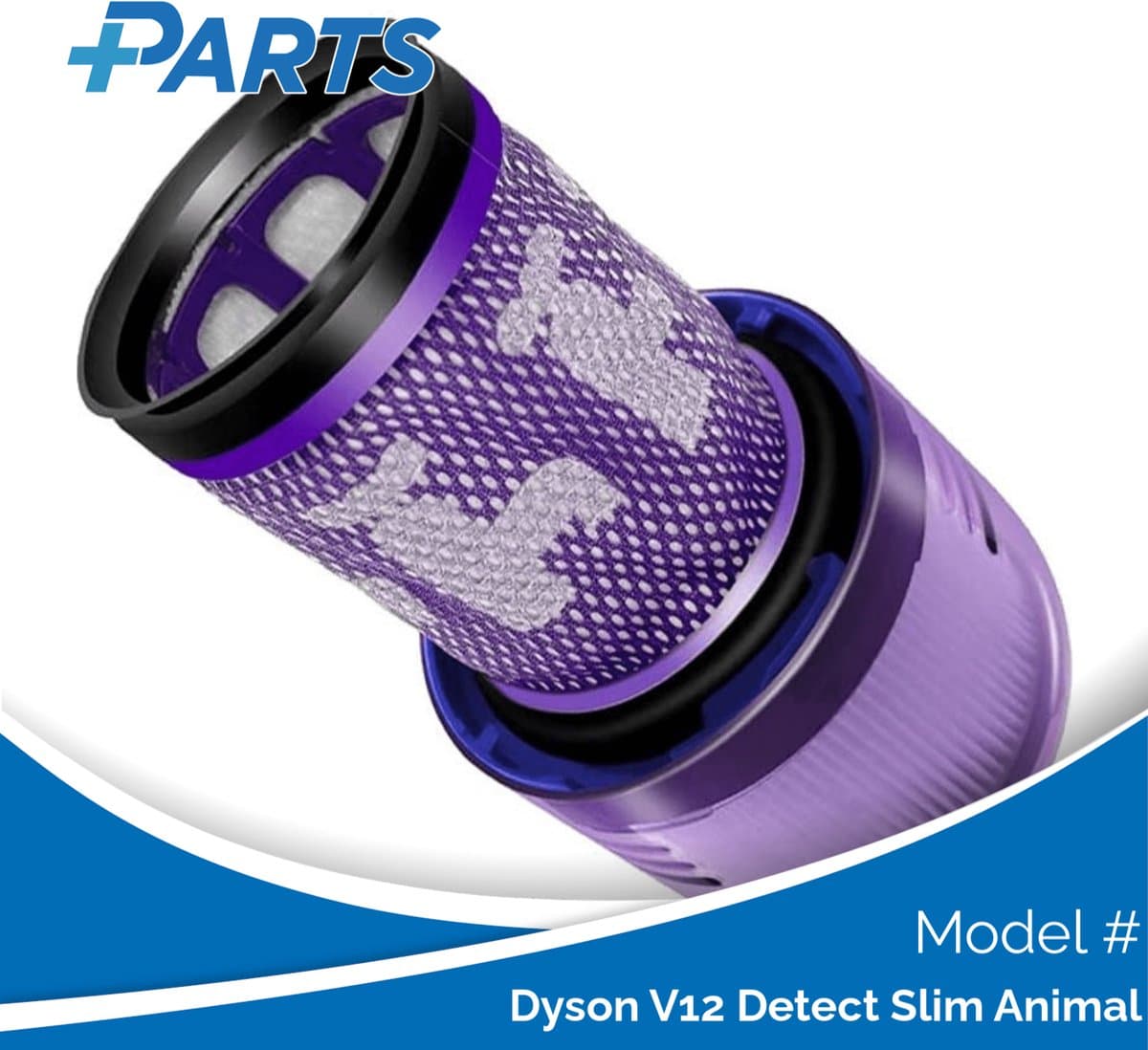 Dyson V12 Detect Slim Animal Filter (Plus.Parts® alternatief voor 971517-01) — afbeelding 1