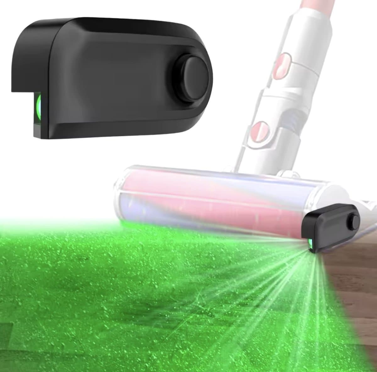Stofzuiger Stof Display LED Lamp - USB oplaadbaar - Oplaadbaar - Verborgen Stof en Huisdierhaar - Geschikt Voor De Meeste Stofzuigers - Stofzuiger Verlichting — afbeelding 1