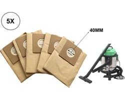 PD® - Bouwstofzuiger Zakken Universeel 12L - 40MM aansluiting - 5-delig - Droog/nat Stofzuigers