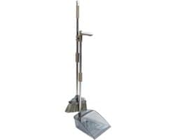 Lange Steel Bezem - Stoffer Set - Huishoudelijk Schoonmaken - Ergonomische Handgreep - 93 cm Bezem - Diverse Kleuren