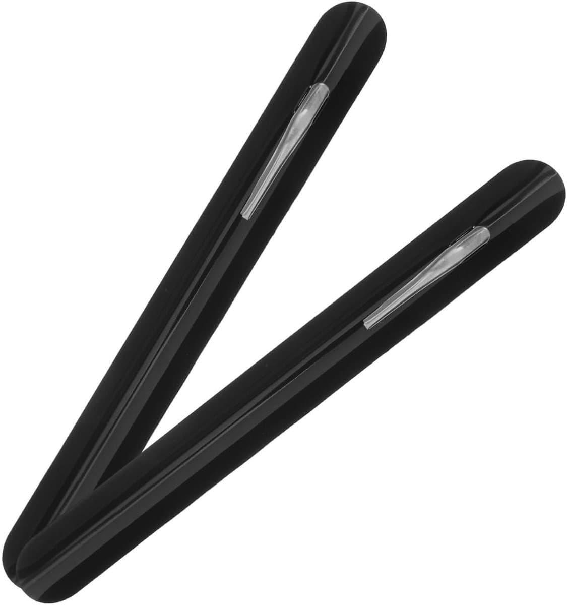 Tafelkruimelverzamelaar - Kruimelveger RVS - Tafels Schoonmaken - Ergonomische Grip - 2 Stuks - Zwart — afbeelding 1