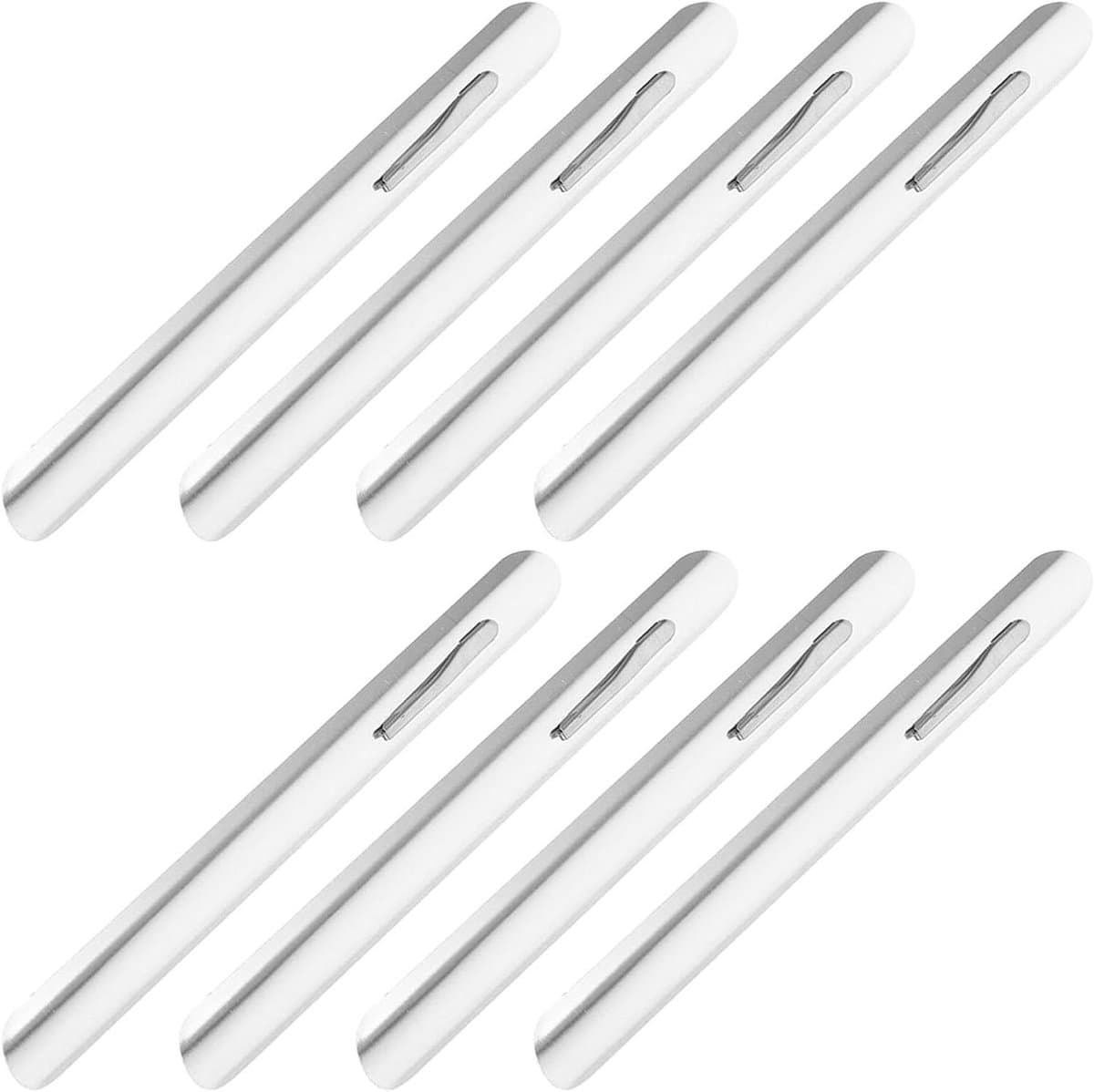 Kruimelverwijderaars Set - Tafel Schrapers - Tafels Schoonmaken - Roestvrij Staal - 8 Stuks - Zilver — afbeelding 1