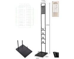 Melili Houder voor draagbare stofzuigers -Stofzuiger Houder – draagbare stofzuigers opruimen - Stofzuigerhouder compatibel -Stofzuiger Ophangbeugel – Stofzuigerhouder – Vrijstaand – Antislip – Stabiel - 29 x 22 x 127 cm
