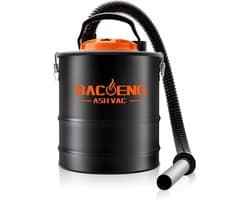 Stofzuiger met Blaasfunctie - Aszuiger Nat Droog - Haard en BBQ - Krachtige Zuigkracht - 4 Gallon Tank - Zwart