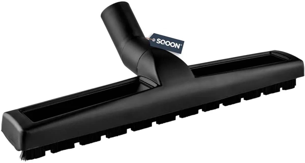 SQOON® Harde vloeren zuigmond 35 mm o.a. Geschikt voor Karcher - 36 cm breed - Met rubberen wieltjes en extra lang nylon haar - Geschikt voor gladde vloeren zoals parket en tegels — afbeelding 1