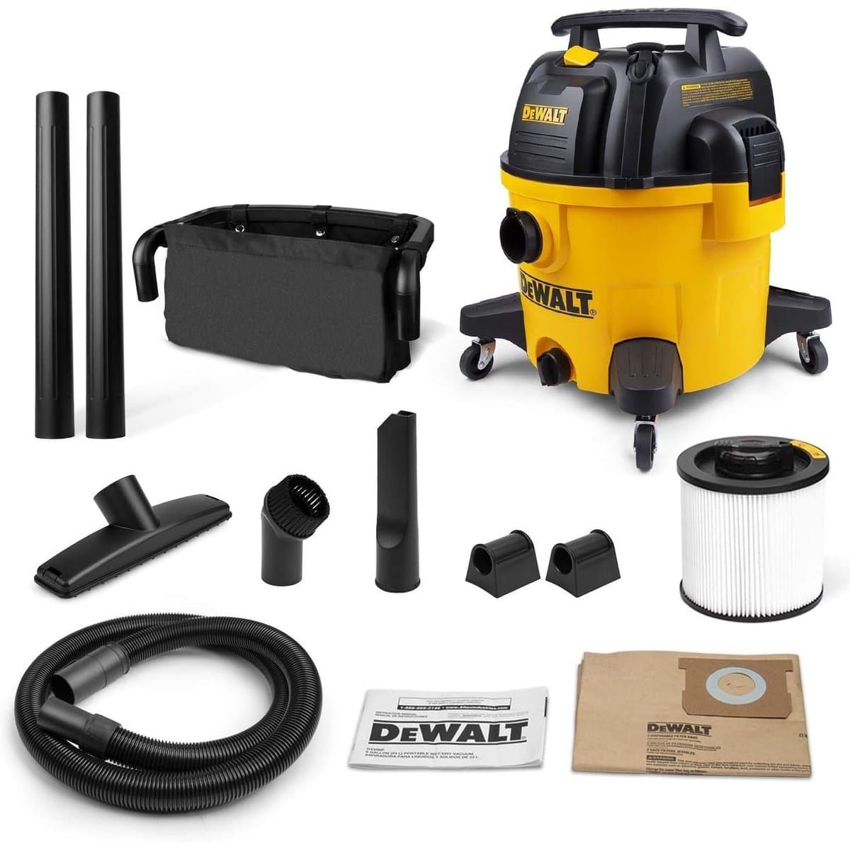 DeWALT DXV34P 34L Nat- en Droogstofzuiger 230V — afbeelding 1