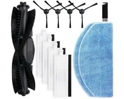 Onderdelenset voor Honiture G20/G20 Pro robotstofzuigers – 1 roterende borstelkop, 4 zijborstels, 4 HEPA-filters, 2 reinigingsdoeken