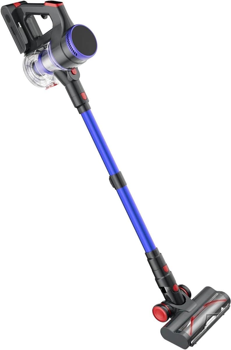 Draadloze Stofzuiger - Steelstofzuiger Elektrische Bezems - Snel Huis Schoonmaken - Lichtgewicht Ontwerp - 3 kg - Blauw — afbeelding 1