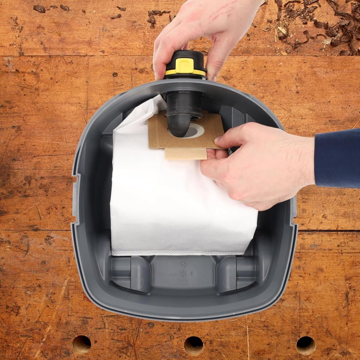 10 Stuks Stofzuigerzakken Geschikt voor Karcher T 7/1 en T10/1 - Vervanging voor 6.904-315.0 — afbeelding 1