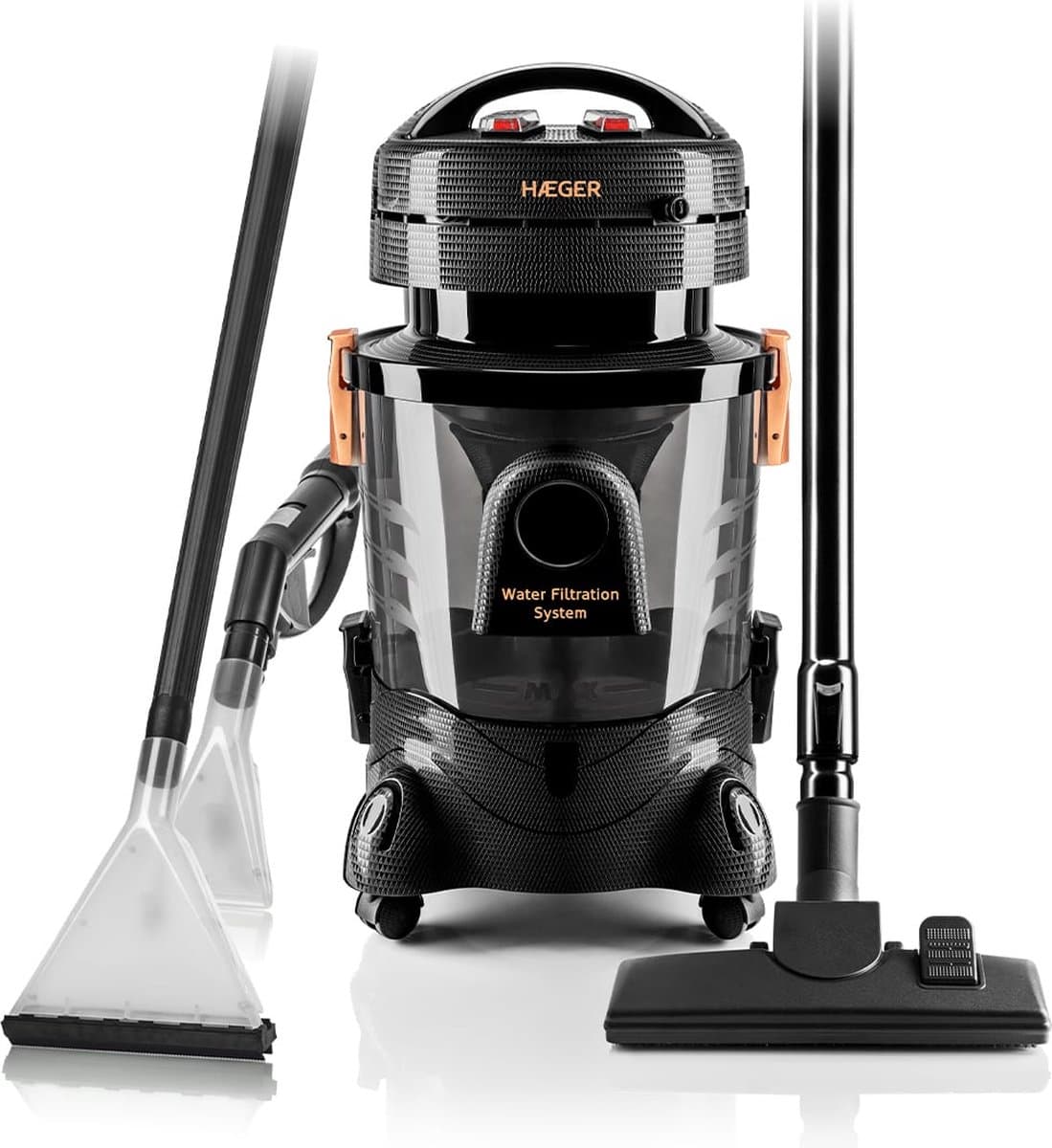 Haeger VC-12W.045A Stofzuiger 7 - Trommelstofzuiger Droog en nat - 1200 W — afbeelding 1