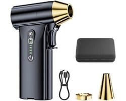 Handstofzuiger - Draagbare Bladblazer - Auto en Huis Reinigen - Krachtige 130000 RPM - 341.50 Gram - Zwart
