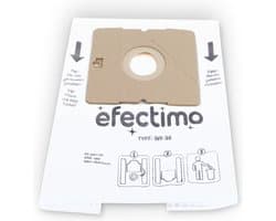 PH95 stofzuigerzakken van efectimo - 10 stuks - drielaags hoogwaardige microvezel zakken voor type PH95 - geschikt voor Inventum, Sauber, Princess en Blokker