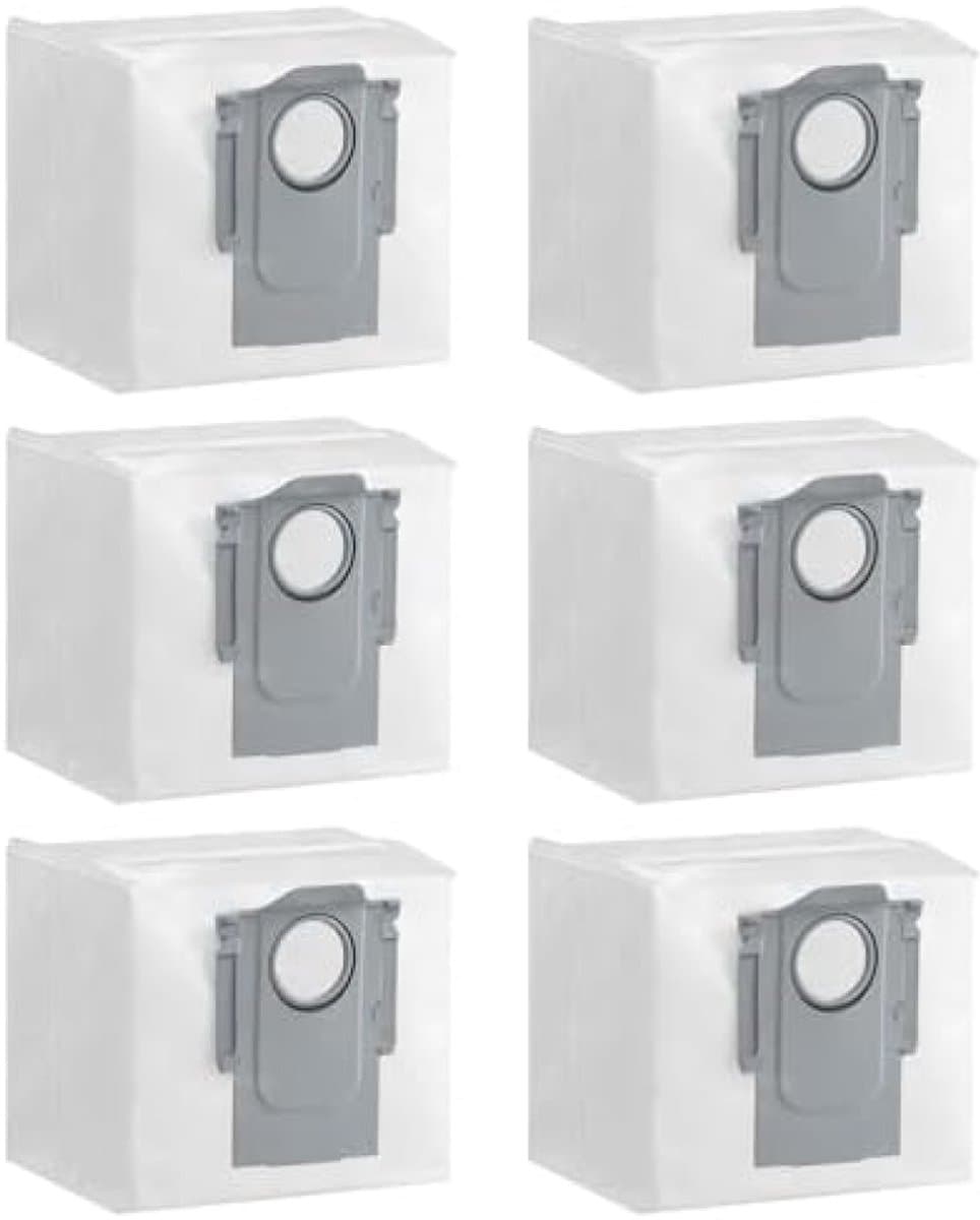 PromoHome 6 stofzuigerzakken geschikt voor Roborock Q7 L5+, Q7 M5+, Q7+, Q7 Max+, Q8 Max+, Q10 X5+, Q10 S5+, Q5+, Q5 Max+, Q5 Pro+, Q5 DuoRoller+, Voor Roborock S7 Max Ultra, S8 Pro Ultra, S8+, S7 MaxV Ultra, S7 Pro Ultra — afbeelding 1