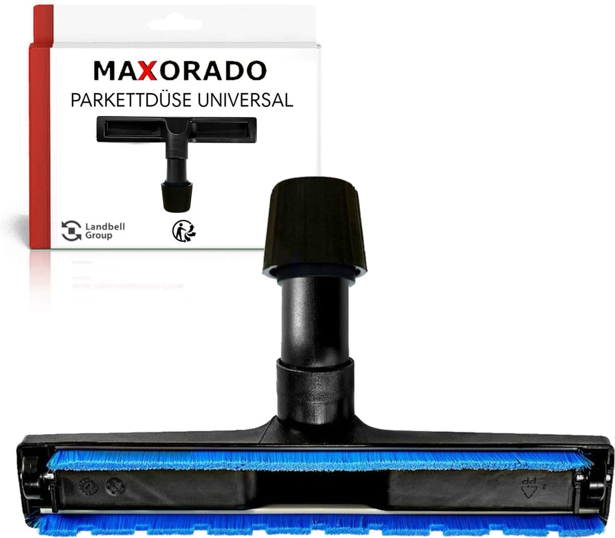 Maxorado 30-40 mm harde vloer Parketmondstuk - borstel UNIVERSEEL - anti-allergie - geschikt voor Miele, holland, en meer — afbeelding 1