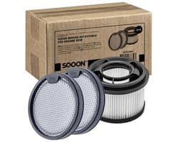 SQOON® filterset geschikt voor Dreame T10/T20/T30/R10/R20 - motorfilter en HEPA-filter voor stofzuigeronderhoud
