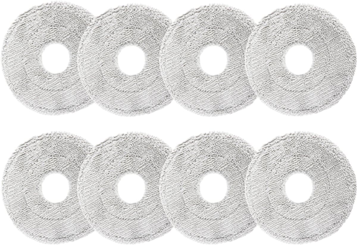 Dweilpads Geschikt voor Dreame L10s Ultra, L10 Ultra, L10s Pro, X40 Ultra, X50 Ultra, L40 Ultra en Xiaomi S10+, X10+ - 8-pack — afbeelding 1