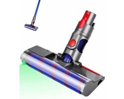 Borstelkoppen voor geschikt voor Dyson V10, V8, V7 en V11 stofzuigers, direct aangedreven reinigingskop, turboborstelaccessoire met snelsluiting, voor het reinigen van tapijten, vloeren en tegels.