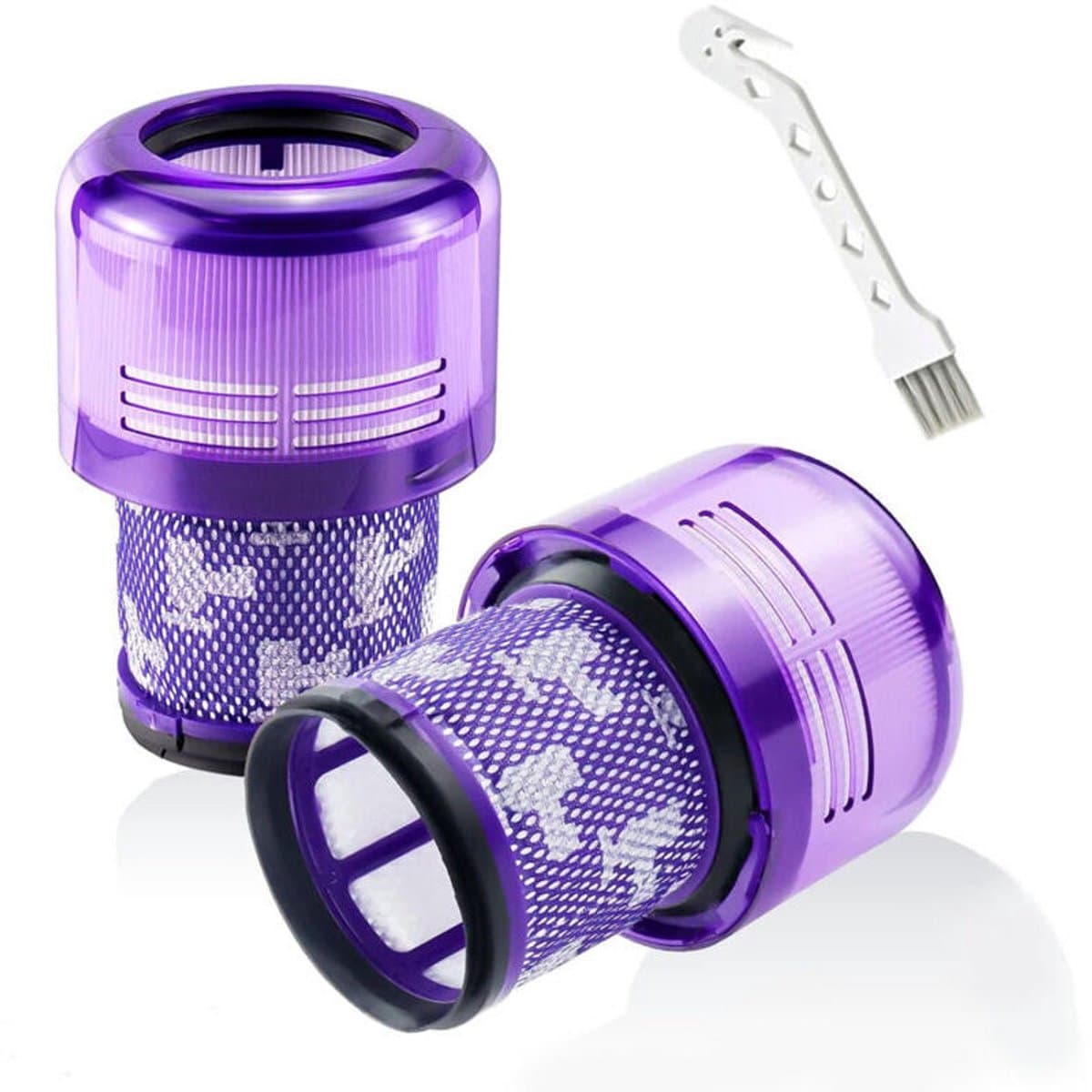 Set van 2 filters voor geschikt voor Dyson V11 Absolute Extra Pro - DY-970013-0 - Wasbaar HEPA-filter - Compatibel met de draadloze stofzuigers V11 Torque Drive Animal en V15 Detect, SV14, SV17 en SV22 — afbeelding 1