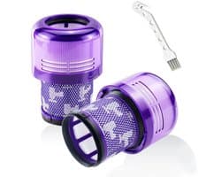 Set van 2 filters voor geschikt voor Dyson V11 Absolute Extra Pro - DY-970013-0 - Wasbaar HEPA-filter - Compatibel met de draadloze stofzuigers V11 Torque Drive Animal en V15 Detect, SV14, SV17 en SV22