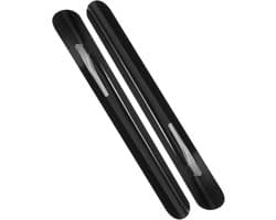 Kruimel Veegset - Tafelkrabber Set - Snel Tafels Schoon - Ergonomisch Handvat - 2 Stuks - Zwart