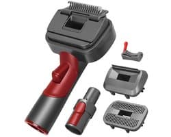 Dailygoods- Hondenhaarstofzuigerborstel 3-in-1 - Huisdier Borstel - Compatibel met Dyson V7/V8/V10/V11/V12/V15 - Verwijdert Klitten/Knopen - Voor Gezondere Vacht - Huisdierborstel