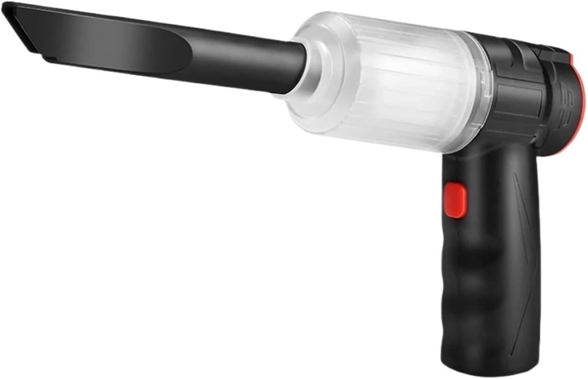 Draadloze Kruimeldief - Mini Stofzuiger - Auto en Huis - 16000 Pa Zuigkracht - 2000 mAh Batterij - Zwart — afbeelding 1