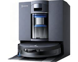ECOVACS DEEBOT X12 OmniCyclone Robotstofzuiger – FocusJet 46.000 Pa vlekbehandeling – Herbruikbare stofbak – PowerBoost snelladen– 22.000 Pa zuigkracht – OZMO Roller 3.0 – ZeroTangle 4.0 – AIVI 3D 4.0 – 75°C heet water – 1.000 m²