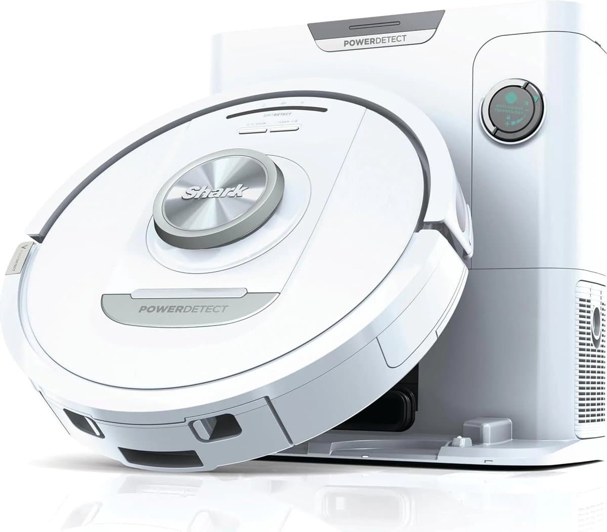 Shark PowerDetect Robotstofzuiger met Leeg/Laadstation - Uitgebreide 360° Laser Navigatie - Met App en Anti-Geurtechnologie - Voor Huisdieren - AV2820VEEUWH — afbeelding 1