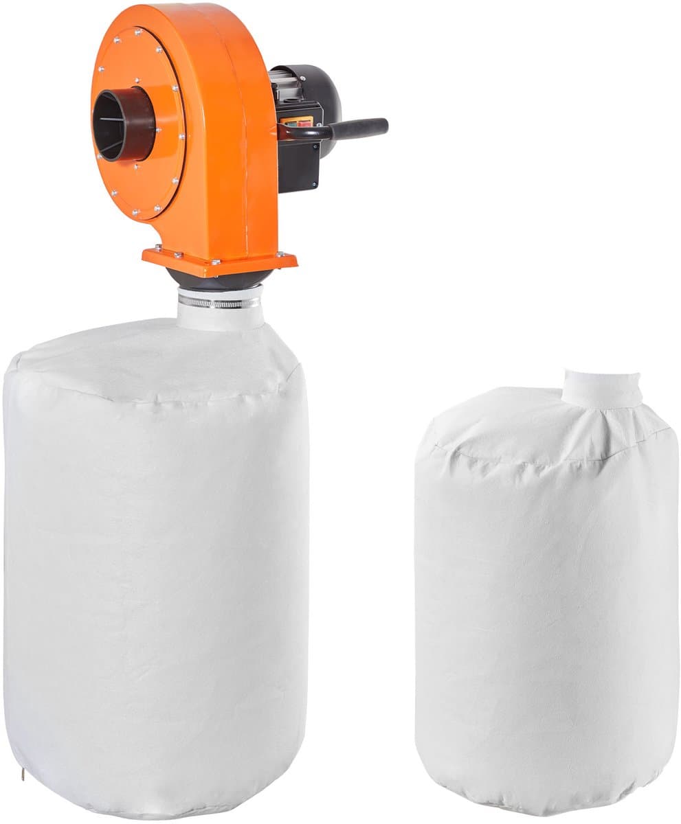 Stofafzuigsysteem voor Wandmontage, 1 Pk, 951,45 M³/U, Stofafzuiger met 2,5-Micron Stofopvangzak Van 79,5 Liter, Geschikt voor Houtbewerking, Werkplaatsen en Industriële Toepassingen — afbeelding 1