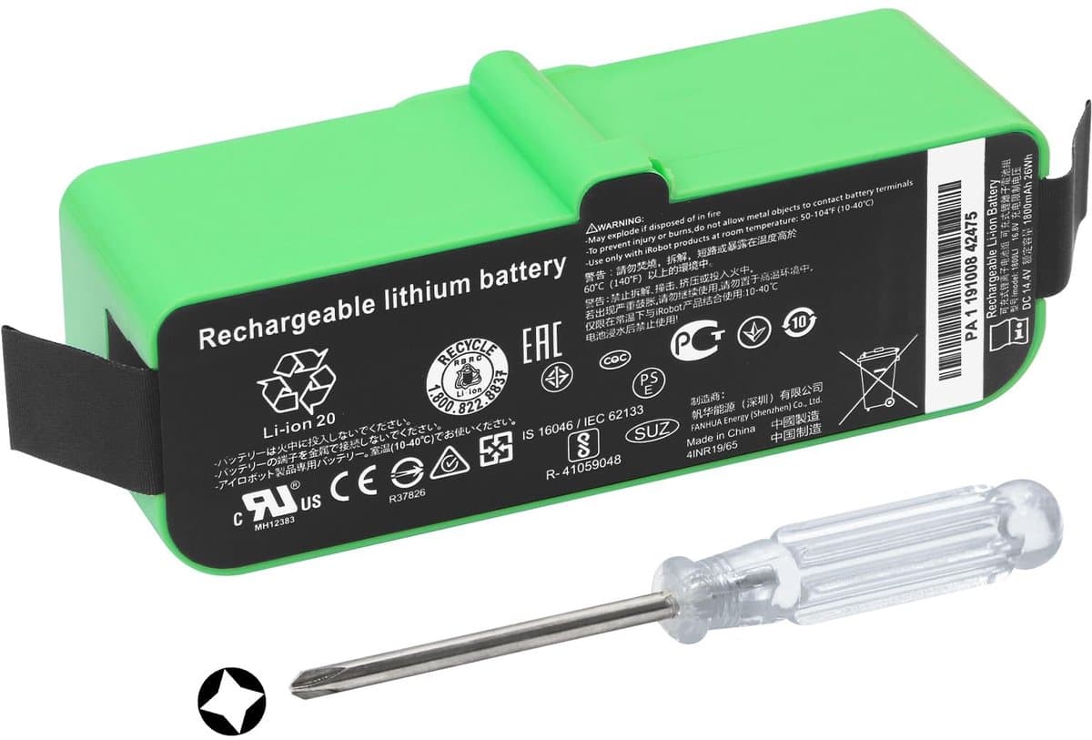 SolidKeus - Vervangende Batterij voor iRobot Roomba 500/600/700 Series — afbeelding 1