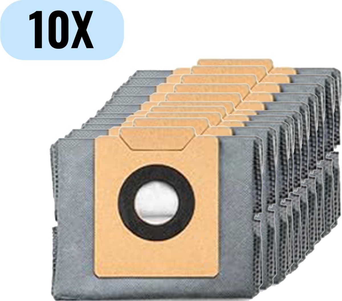 10x Strongflow stofzuigerzakken - geschikt voor Eufy Clean X8 Pro - X10 Pro Omni - zelflegend station - robotstofzuiger — afbeelding 1