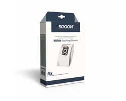 SQOON® (SQ28) Stofzuigerzakken geschikt voor Nilfisk Elite/King/Extreme - Gelijk aan model: 107412688 / 107407940 - 4 stuks