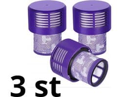 3 x Wasbaar filter vervanging voor de Dyson V10 Cyclone, Dyson V10 Absolute, Dyson V10 Animal stofzuiger. Vervanging voor filter 969082-01, 3 stuks. Een vervanging die net zo goed is als het origineel.