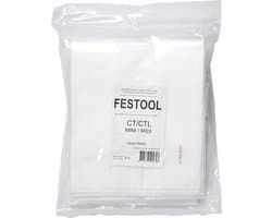 Stofzuigerzakken geschikt voor Festool Midi / Mini (modeljaar t/m 2018) (synthetisch, 5 stuks)
