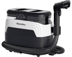 Teendow C6 MAX Tapijtreiniger - 12000Pa Zuigkracht -Hoge temperatuur Stoomreiniging - 1250ml Watertank - 950ml Afvalwatertank - 4m Verlengsnoer- Wit