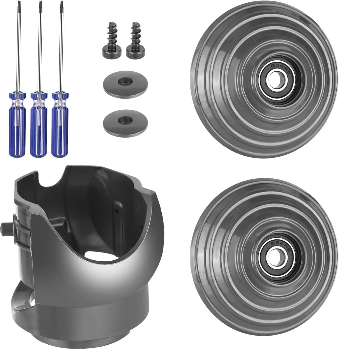 Reserveonderdelen voor Dyson V10, V11, V15 - Aansluitingen voor De Zuigmond met Koppel en Rollen - Accessoires voor Zuigmonden met Hoog Koppel — afbeelding 1