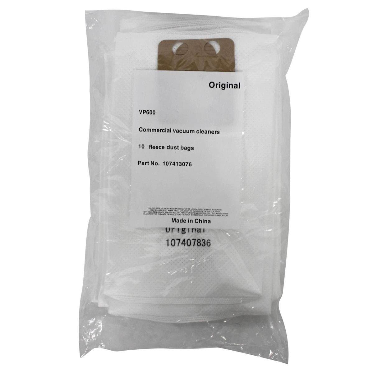 Nilfisk VP600 Stofzuigerzakken 10 stuks - filter — afbeelding 1