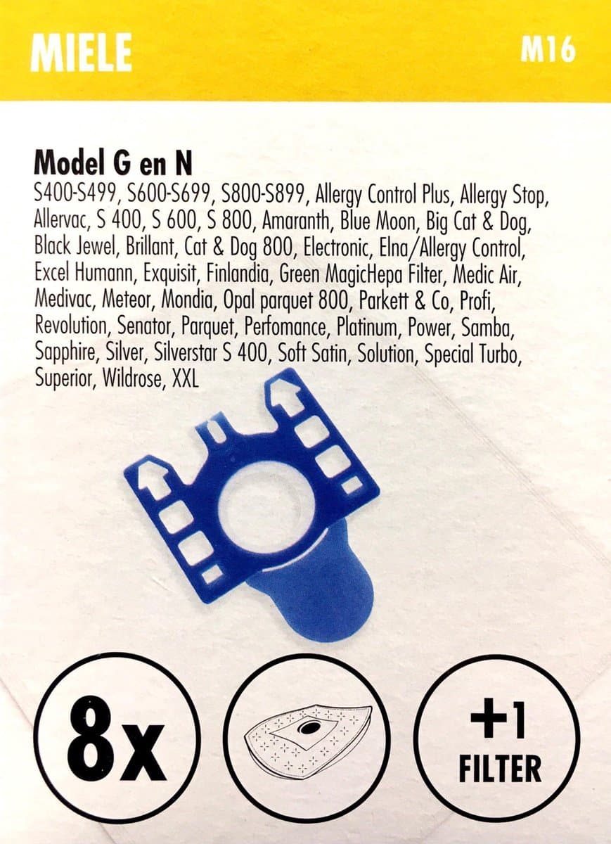 EASYFIKS - STOFZUIGERZAK- MIELE GN -S400-600 8 STUKS - 09917730 — afbeelding 1