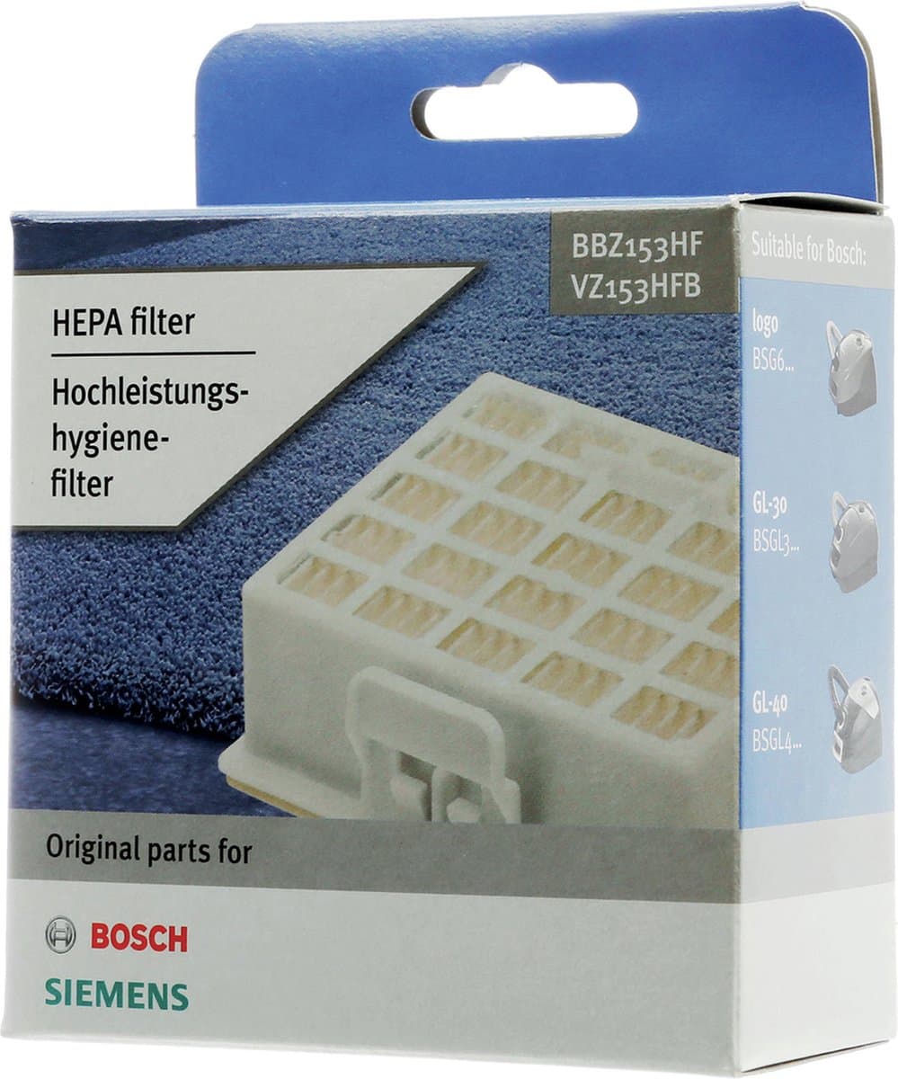Bosch Stofzuiger Hepafilter BBZ153HF - Stofzuigerfilter — afbeelding 1