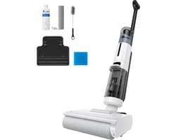 UWANT JONR ED12 Lite Draadloze Vloerreiniger-Nat-Droog Stofzuiger - Elektrische dweil- Zelfreinigend - 2,54 mm Randreiniging - Anti-Klus Ontwerp - Voor Harde Vloeren - Verwijdert Huisdierenharen & Plakkerig Vuil - 35 Min- 3,5 kg Lichtgewicht