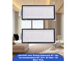 Accessoires geschikt voor Xiaomi Roborock Q7 / Reserveonderdelen Q7 / Q7+ Q7 Max / Q7 Max+ Plus. 2 stuks filters