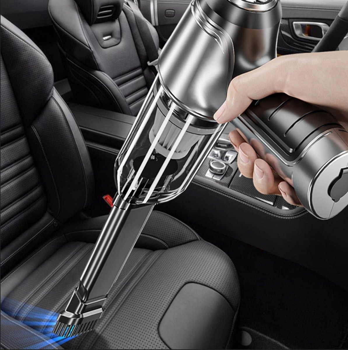 Auto Stofzuiger - Ministofzuiger - EXTRA FILTER - Stofzuiger - Borstelloze motor - Compressor - 95000Pa - Snoerloze handstofzuiger - Kleine stofzuiger - Handstofzuiger - Krachtige stofzuiger — afbeelding 1