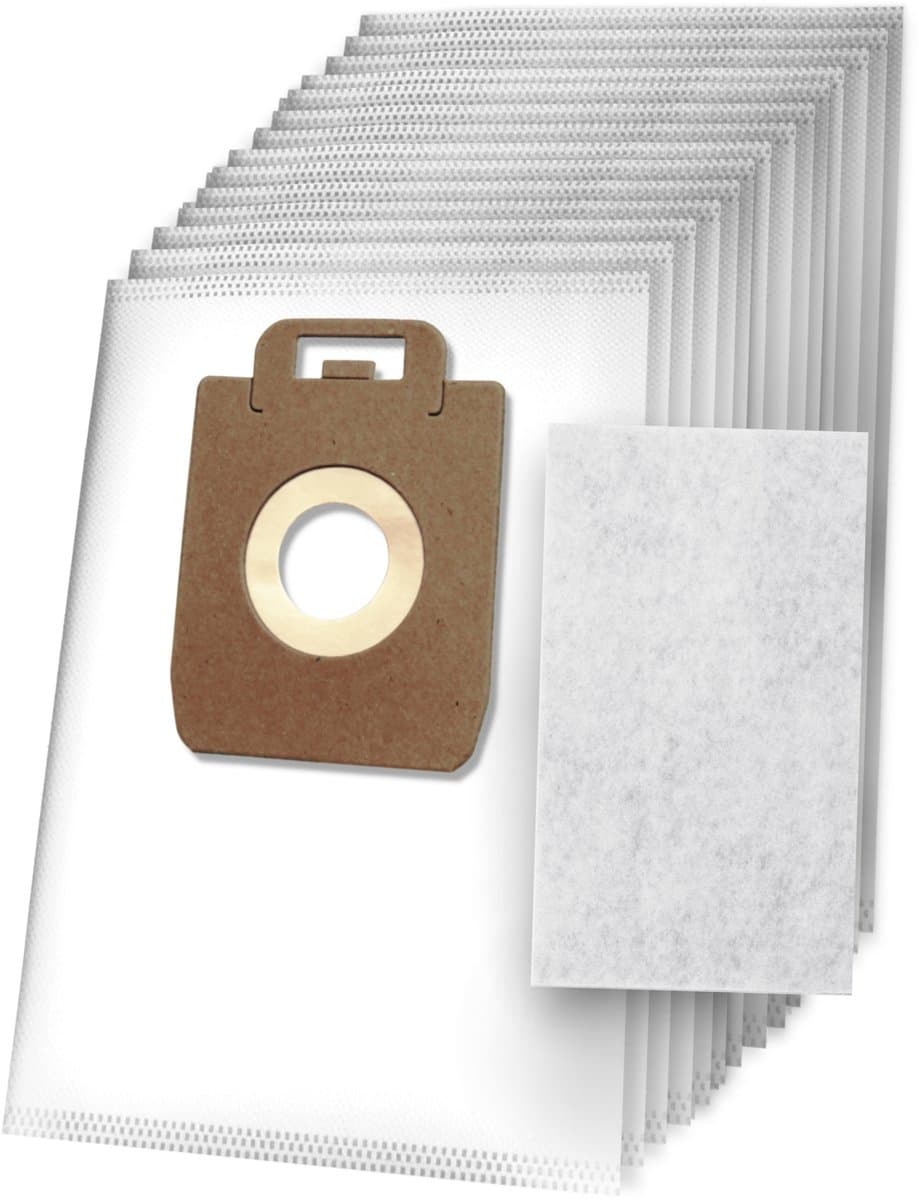 20x Dparts stofzuigerzakken geschikt voor Nilfisk - Select en Power series - met motorfilter - stofzuiger Allergy Special Super - P10 P12 P20 P40 - Elite Classic Comfort Eco Superior - stofzakken - stofzak - zakken - nr. 128389187 — afbeelding 1