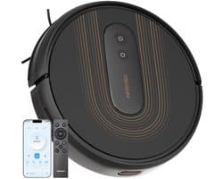 AIRROBO G50 – Robotstofzuiger – zuigkracht van 2800 Pa – ondersteuning voor app- en spraakbediening – ultradun ontwerp – bijzonder geschikt voor het verwijderen van dierenharen