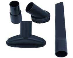 Allecto - Borstelset voor Stofzuigers - 4-delige Universele Borstelset - Inclusief 32/35 mm Adapter - Innovatief Ontwerp - Voor Effectieve Stofzuig..